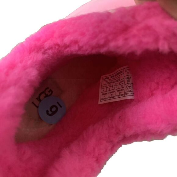 UGG Womens Size 6 Pink Raincloud Clear Boots - Picture 5 of 5